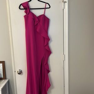 Fuchsia Formal Wedding Dress, worn once